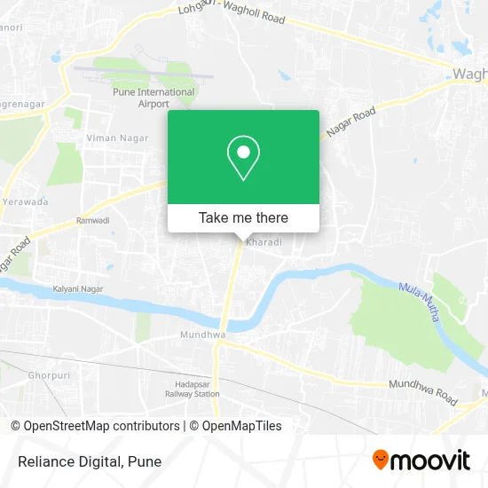 Reliance Digital map