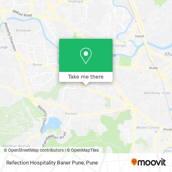 Refection Hospitality Baner Pune map