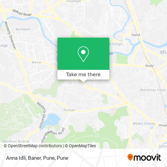 Anna Idli, Baner, Pune map