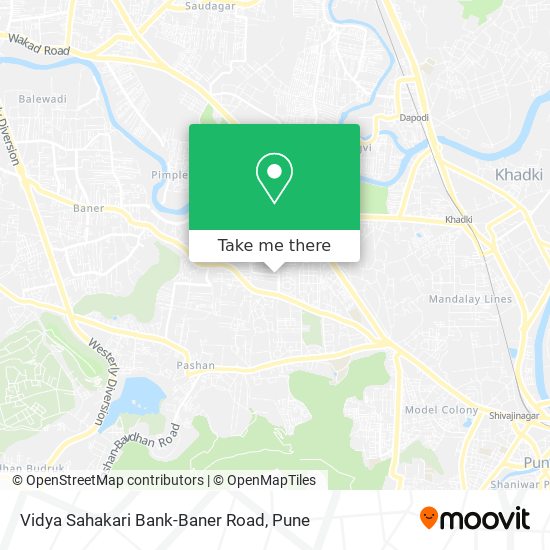 Vidya Sahakari Bank-Baner Road map