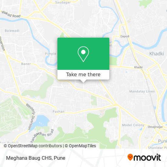 Meghana Baug CHS map