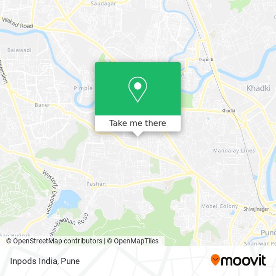 Inpods India map