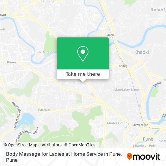 Body Massage for Ladies at Home Service in Pune map