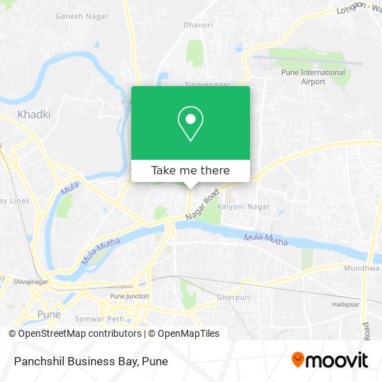 Panchshil Business Bay map