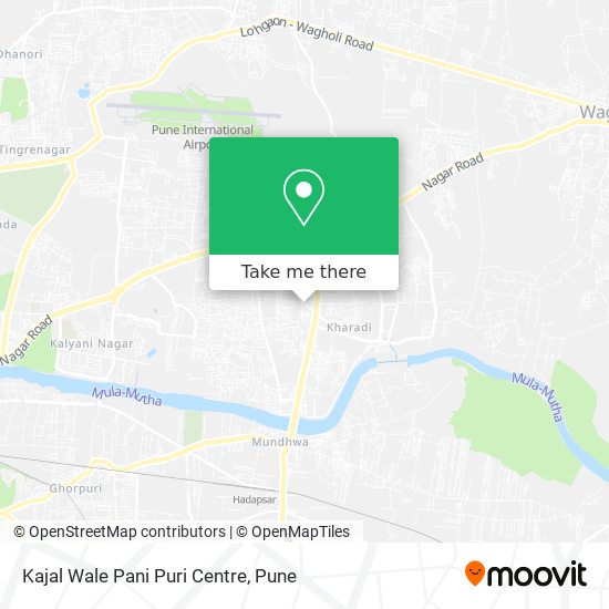Kajal Wale Pani Puri Centre map