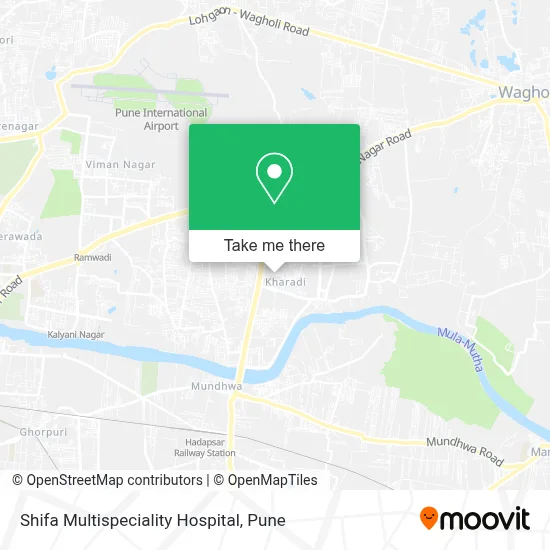 Shifa Multispeciality Hospital map
