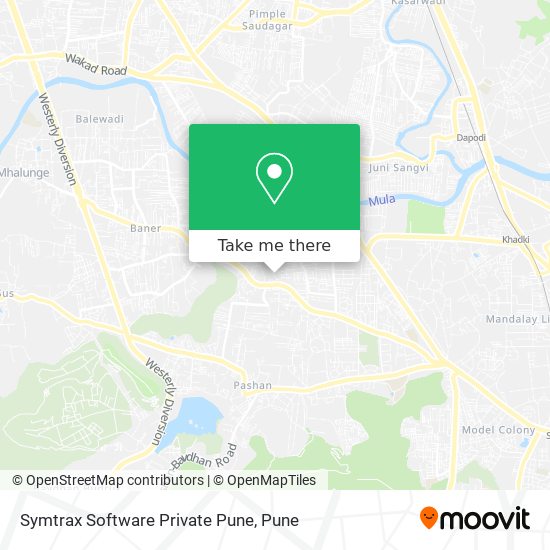 Symtrax Software Private Pune map