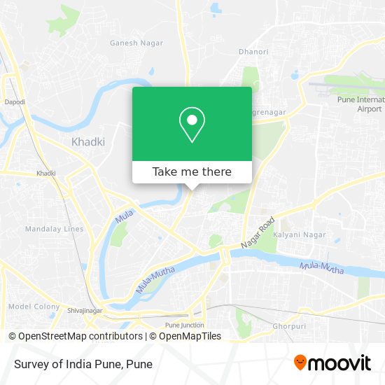 Survey of India Pune map