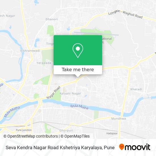 Seva Kendra Nagar Road Kshetriya Karyalaya map