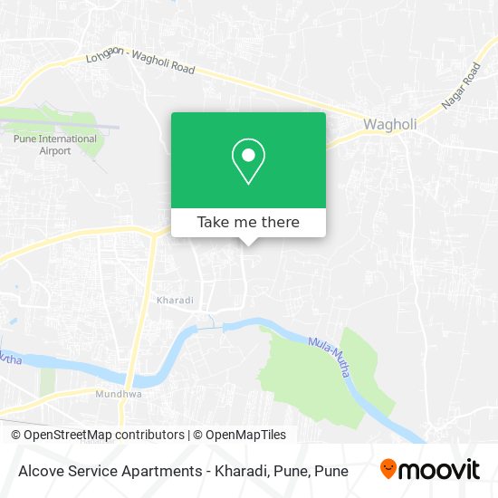 Alcove Service Apartments - Kharadi, Pune map