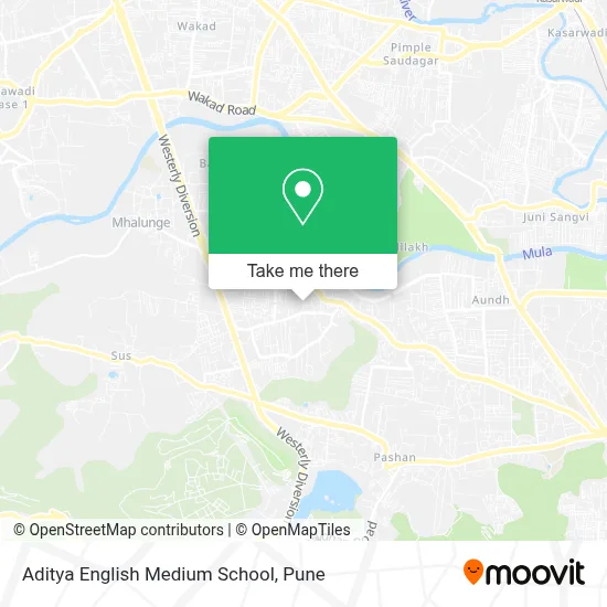 Aditya English Medium School map