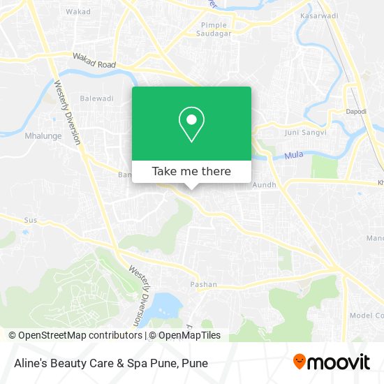 Aline's Beauty Care & Spa Pune map