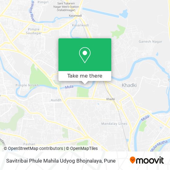 Savitribai Phule Mahila Udyog Bhojnalaya map