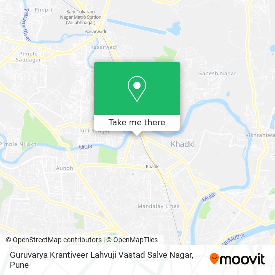 Guruvarya Krantiveer Lahvuji Vastad Salve Nagar map