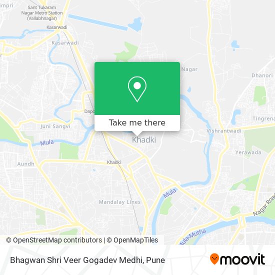 Bhagwan Shri Veer Gogadev Medhi map