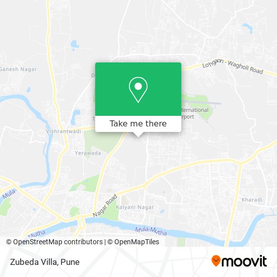 Zubeda Villa map