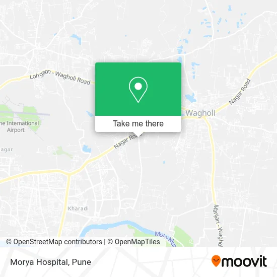 Morya Hospital map