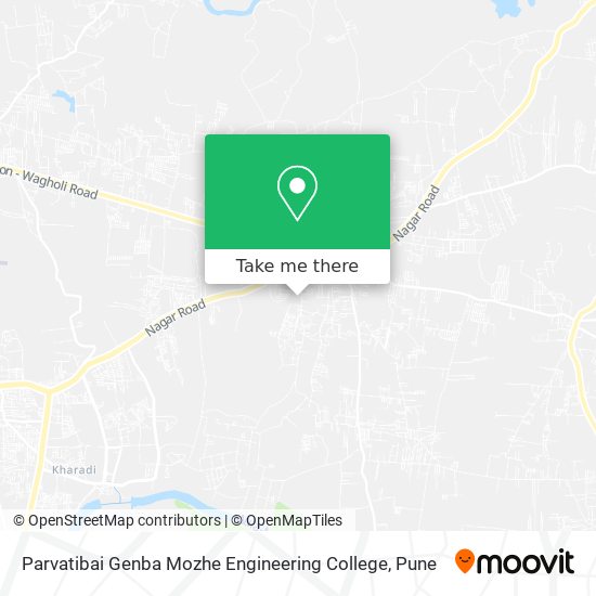 Parvatibai Genba Mozhe Engineering College map