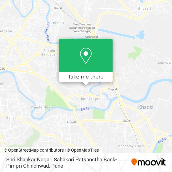 Shri Shankar Nagari Sahakari Patsanstha Bank-Pimpri Chinchwad map