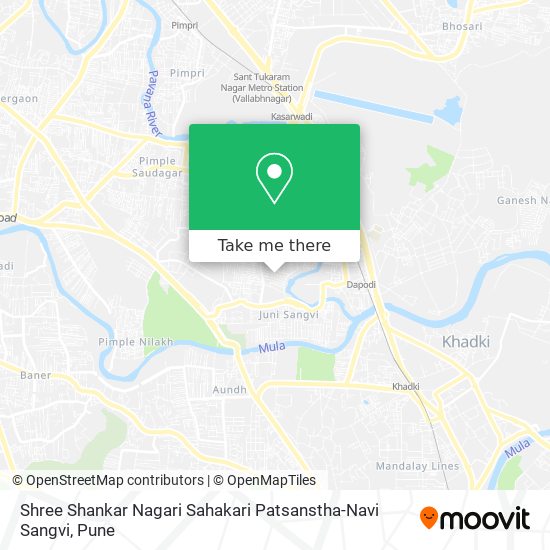 Shree Shankar Nagari Sahakari Patsanstha-Navi Sangvi map