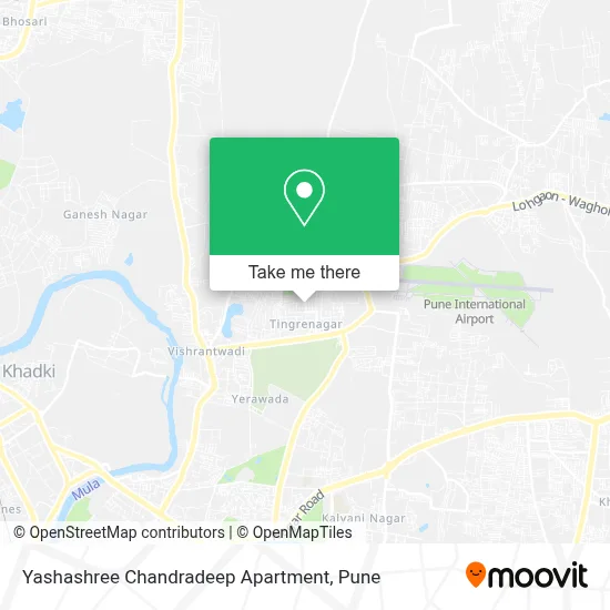 Yashashree Chandradeep Apartment map