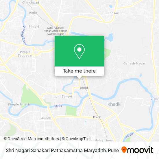 Shri Nagari Sahakari Pathasamstha Maryadith map