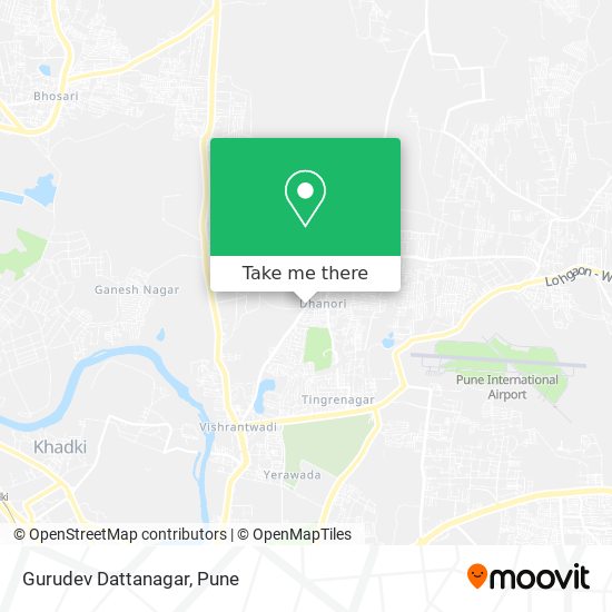 Gurudev Dattanagar map