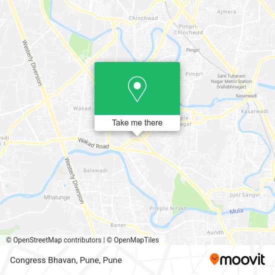 Congress Bhavan, Pune map