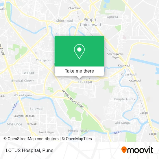 LOTUS Hospital map