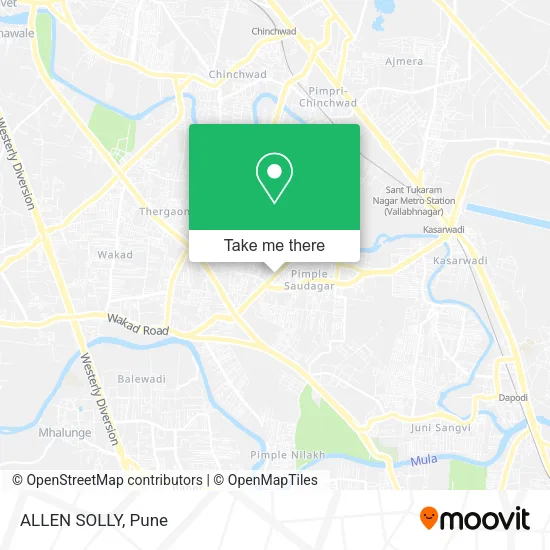 ALLEN SOLLY map
