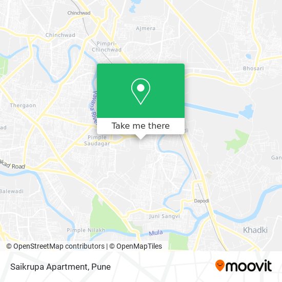 Saikrupa Apartment map