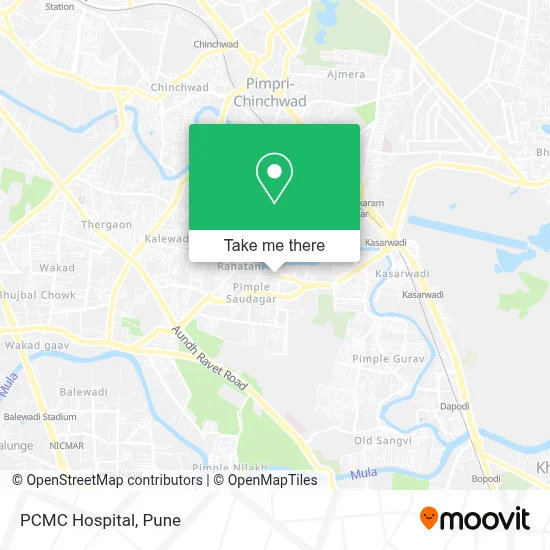PCMC Hospital map