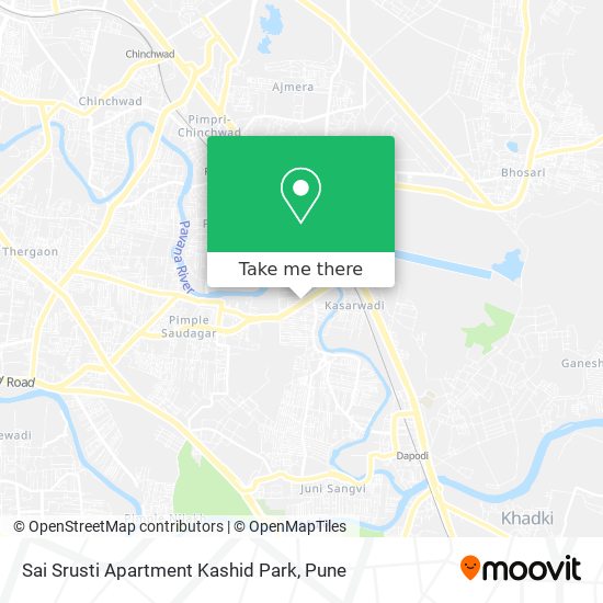 Sai Srusti Apartment Kashid Park map