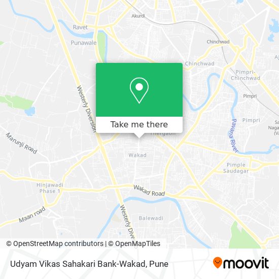 Udyam Vikas Sahakari Bank-Wakad map