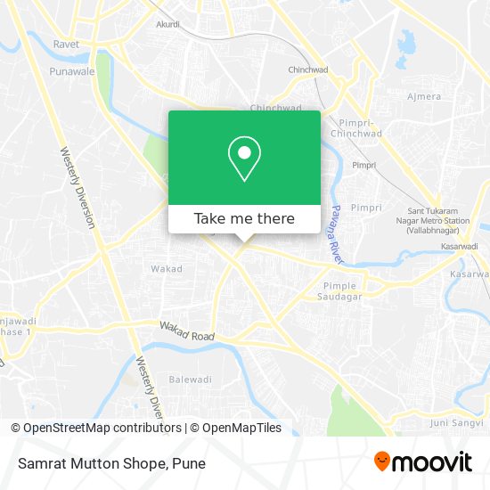 Samrat Mutton Shope map