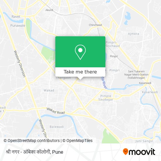 श्री नगर - अंबिका कॉलोनी map