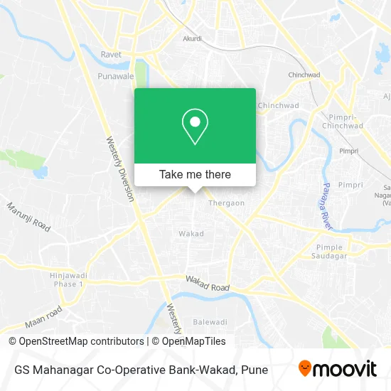 GS Mahanagar Co-Operative Bank-Wakad map
