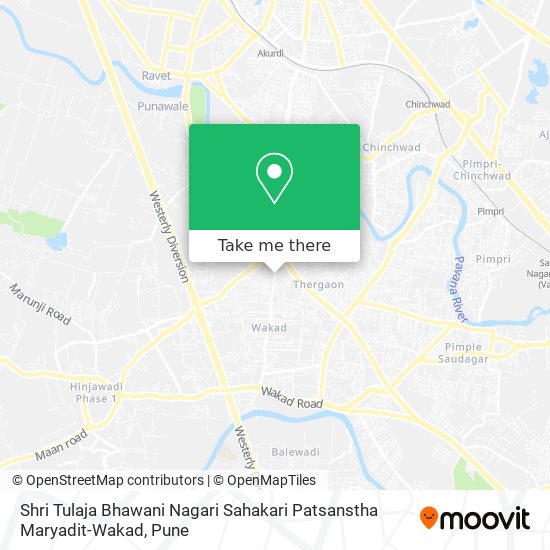 Shri Tulaja Bhawani Nagari Sahakari Patsanstha Maryadit-Wakad map