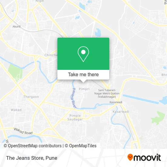 The Jeans Store map