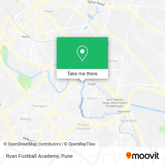 Ryan Football Academy map