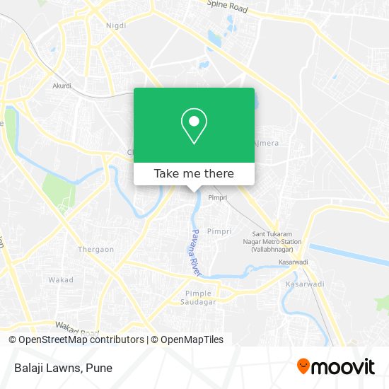 Balaji Lawns map