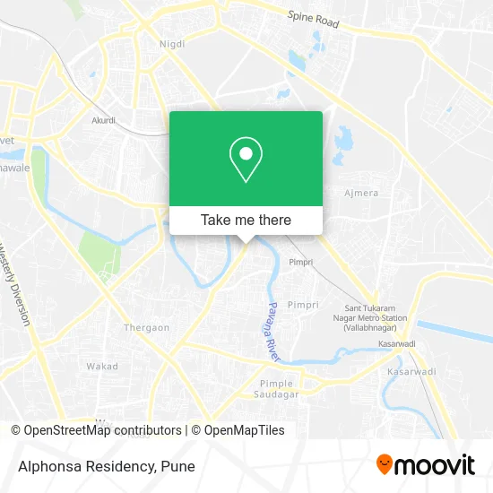 Alphonsa Residency map
