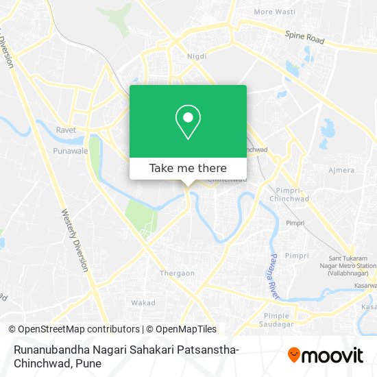 Runanubandha Nagari Sahakari Patsanstha-Chinchwad map