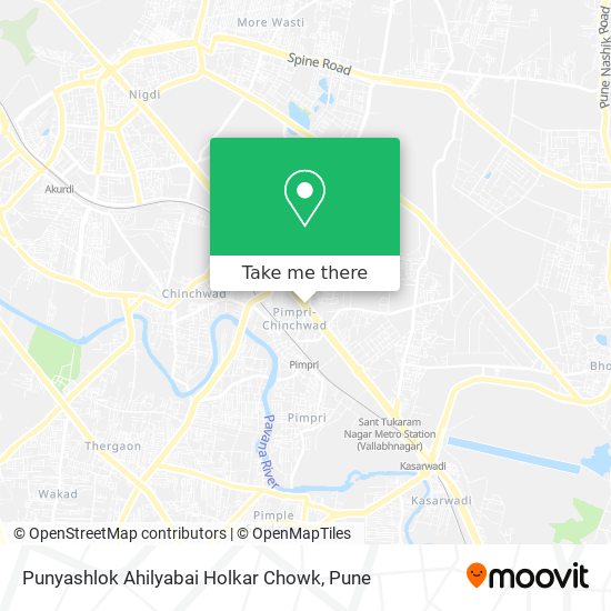 Punyashlok Ahilyabai Holkar Chowk map