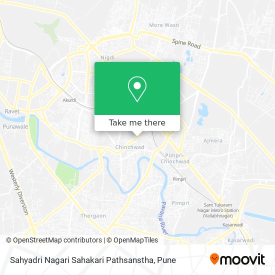 Sahyadri Nagari Sahakari Pathsanstha map