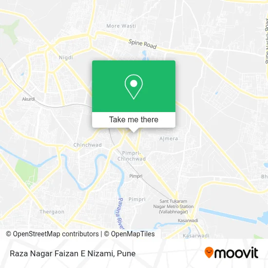 Raza Nagar Faizan E Nizami map