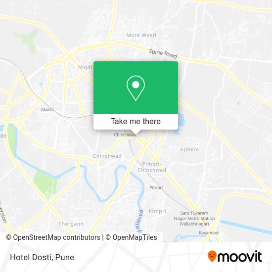 Hotel Dosti map