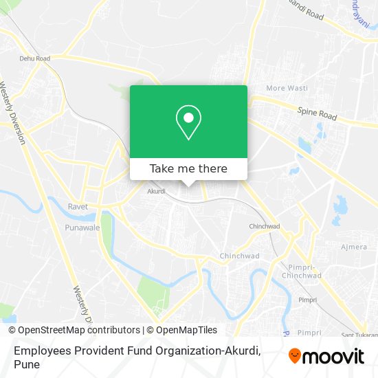 Employees Provident Fund Organization-Akurdi map