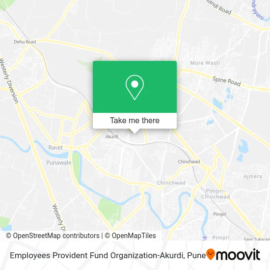 Employees Provident Fund Organization-Akurdi map