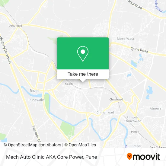 Mech Auto Clinic AKA Core Power map